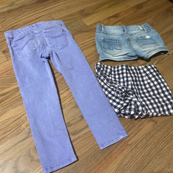 Little girl jeans /shorts lot and bundle in size 6 - Picture 2 of 6